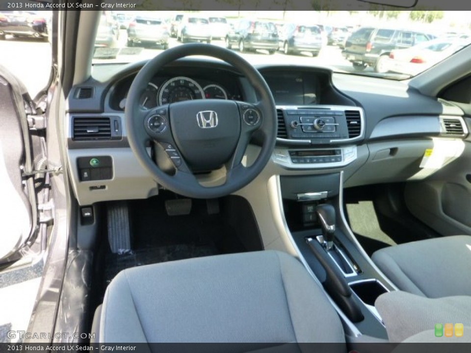 Gray Interior Prime Interior for the 2013 Honda Accord LX Sedan #71110499