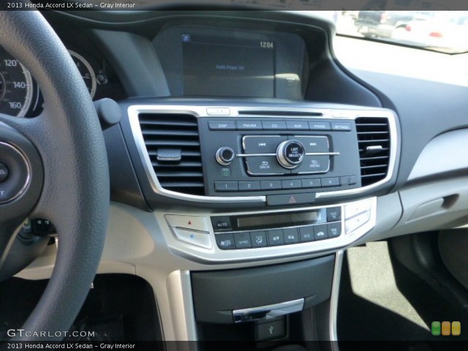 Gray Interior Controls for the 2013 Honda Accord LX Sedan #71110547