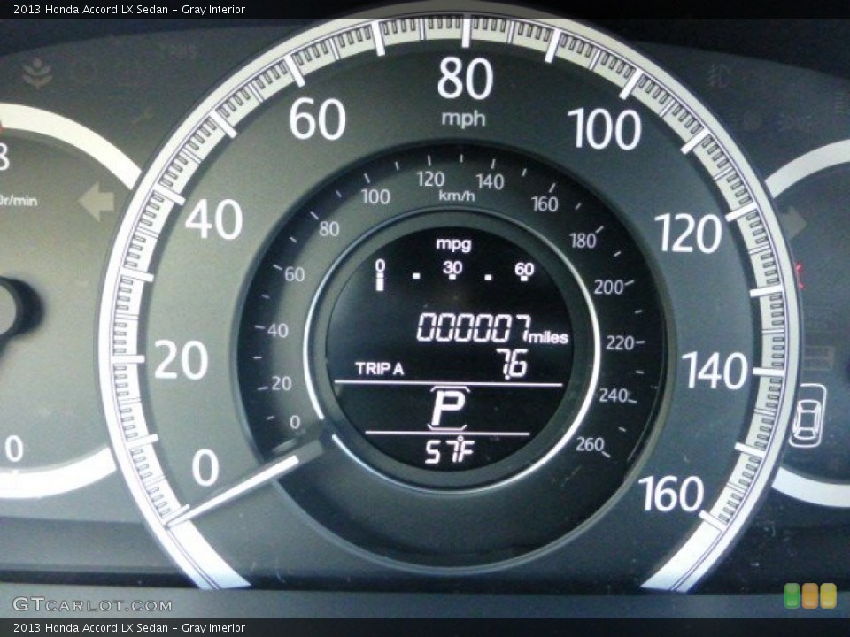 Gray Interior Gauges for the 2013 Honda Accord LX Sedan #71110556