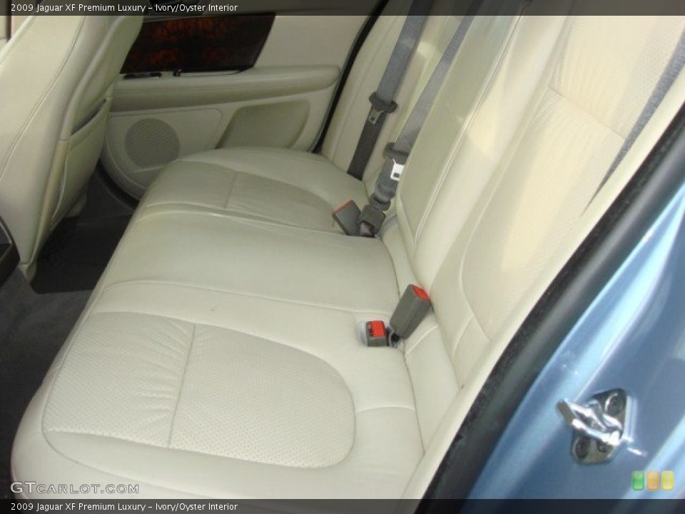 Ivory/Oyster Interior Rear Seat for the 2009 Jaguar XF Premium Luxury #71111312