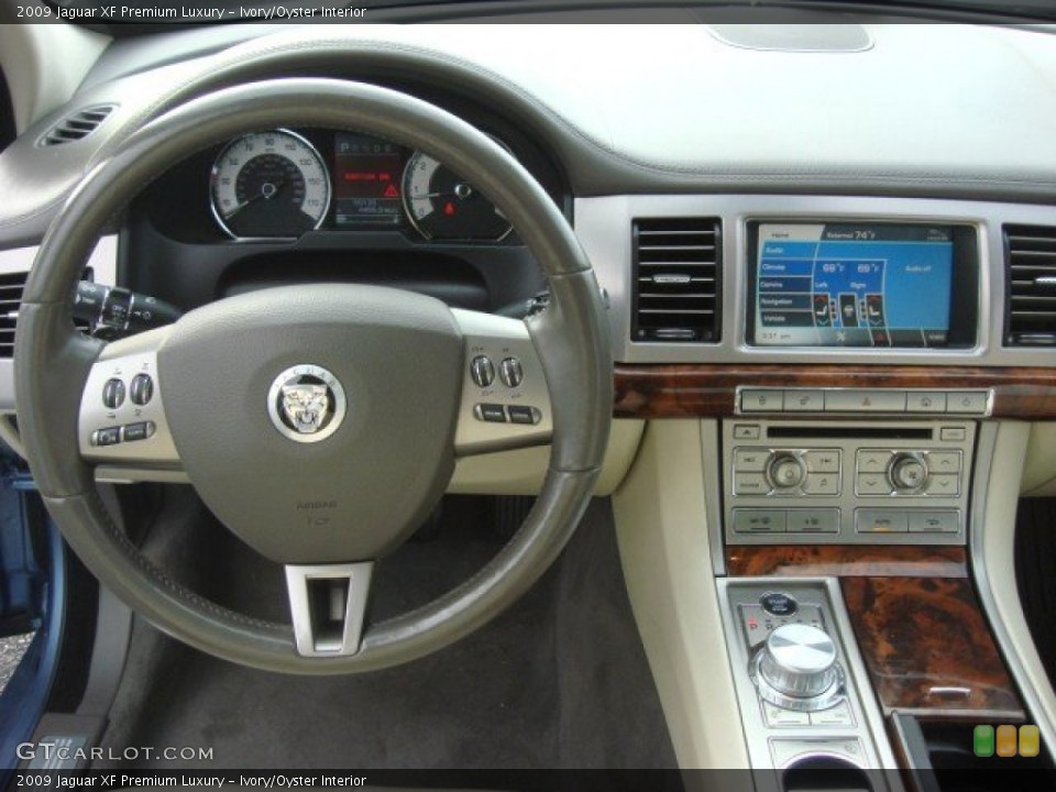 Ivory/Oyster Interior Dashboard for the 2009 Jaguar XF Premium Luxury #71111318