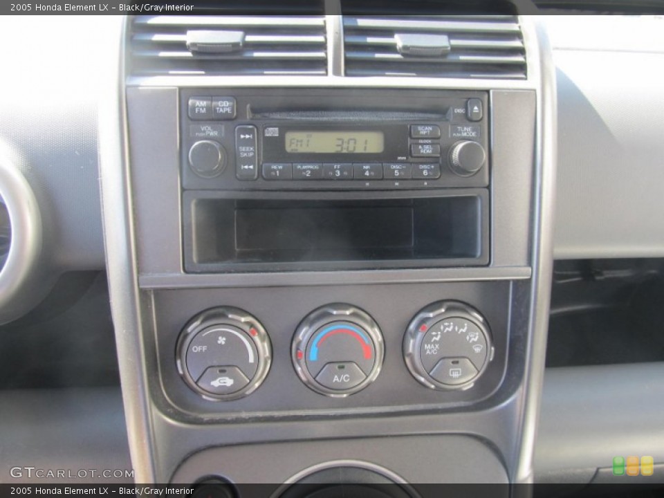Black/Gray Interior Controls for the 2005 Honda Element LX #71111684