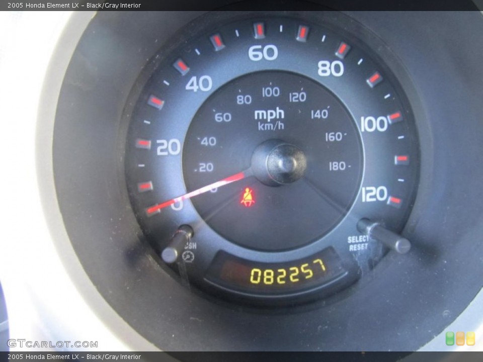 Black/Gray Interior Gauges for the 2005 Honda Element LX #71111720