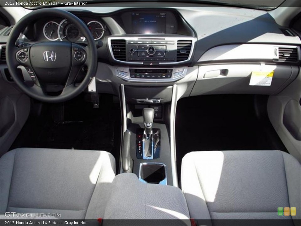 Gray Interior Dashboard for the 2013 Honda Accord LX Sedan #71114063
