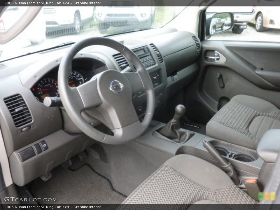 Graphite Interior Prime Interior for the 2006 Nissan Frontier SE King Cab 4x4 #71114723