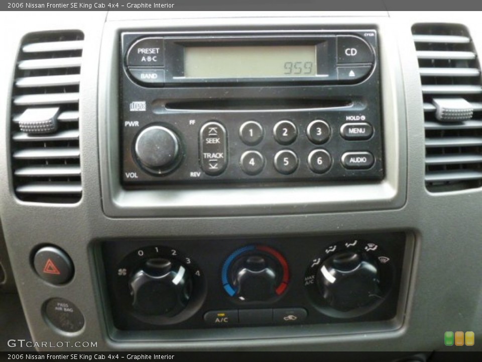 Graphite Interior Audio System for the 2006 Nissan Frontier SE King Cab 4x4 #71114741