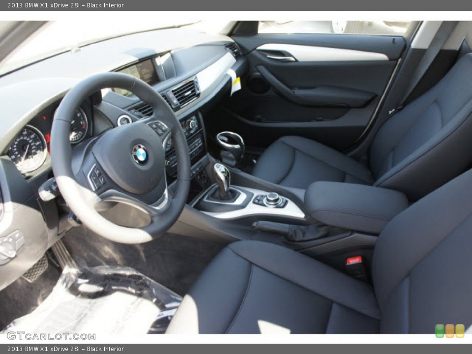 Black Interior Front Seat for the 2013 BMW X1 xDrive 28i #71115554