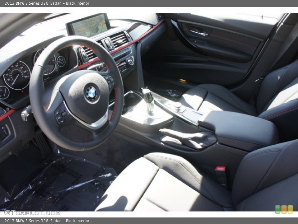 Black Interior Photo for the 2013 BMW 3 Series 328i Sedan #71115821