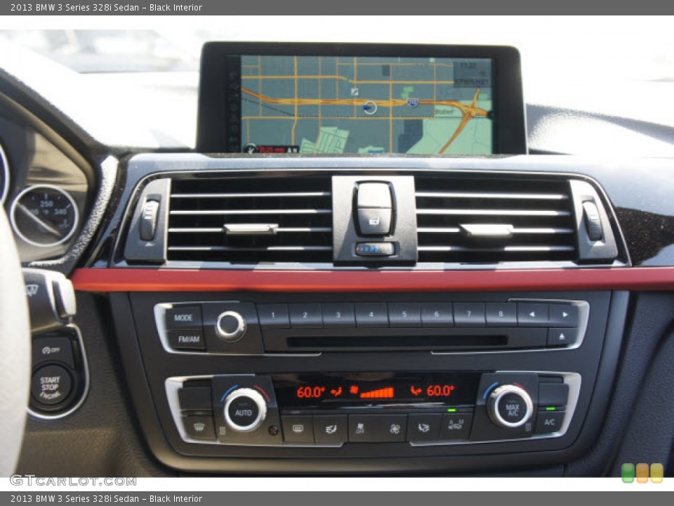 Black Interior Controls for the 2013 BMW 3 Series 328i Sedan #71115836