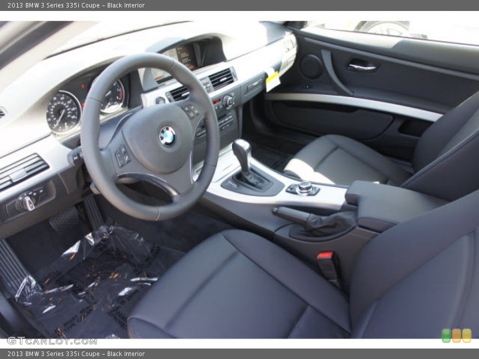 Black Interior Prime Interior for the 2013 BMW 3 Series 335i Coupe #71116322