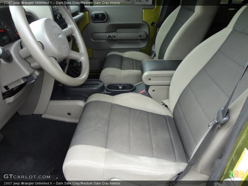 Dark Slate Gray/Medium Slate Gray Interior Photo for the 2007 Jeep Wrangler Unlimited X #71118177