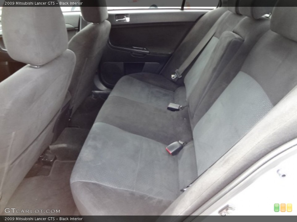 Black Interior Rear Seat for the 2009 Mitsubishi Lancer GTS #71118647