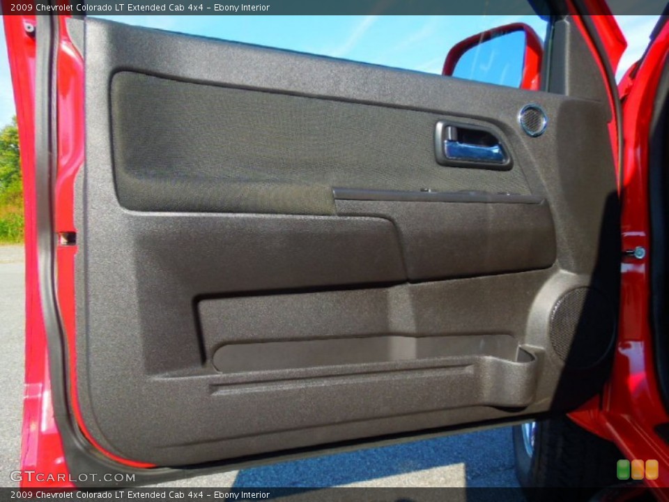 Ebony Interior Door Panel for the 2009 Chevrolet Colorado LT Extended Cab 4x4 #71120371