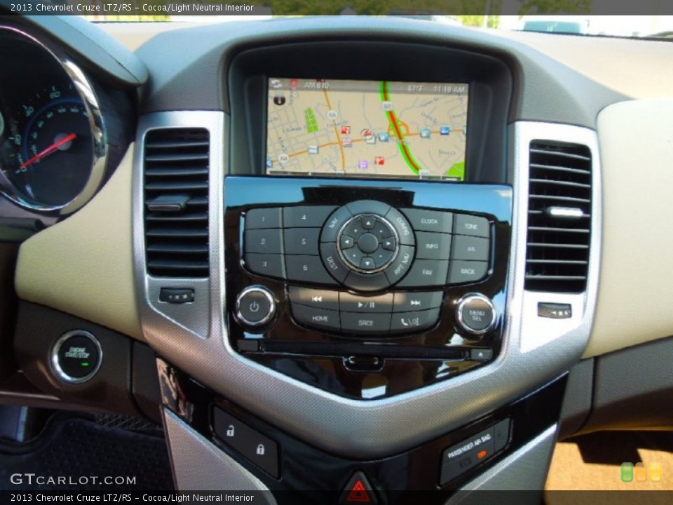 Cocoa/Light Neutral Interior Controls for the 2013 Chevrolet Cruze LTZ/RS #71122145