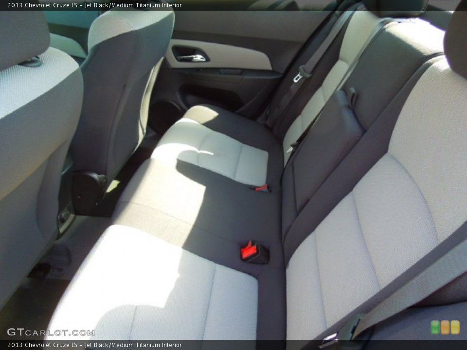 Jet Black/Medium Titanium Interior Rear Seat for the 2013 Chevrolet Cruze LS #71122775