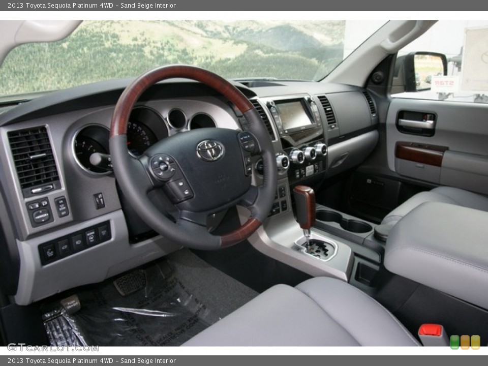 Sand Beige Interior Photo for the 2013 Toyota Sequoia Platinum 4WD #71122787