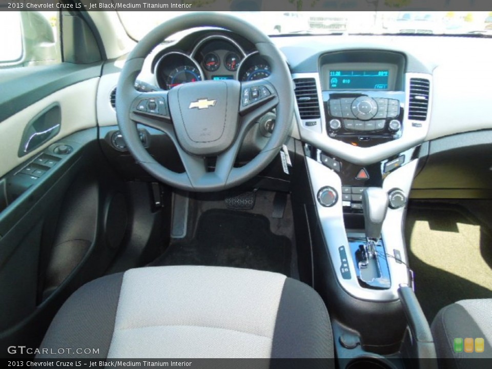 Jet Black/Medium Titanium Interior Dashboard for the 2013 Chevrolet Cruze LS #71122790
