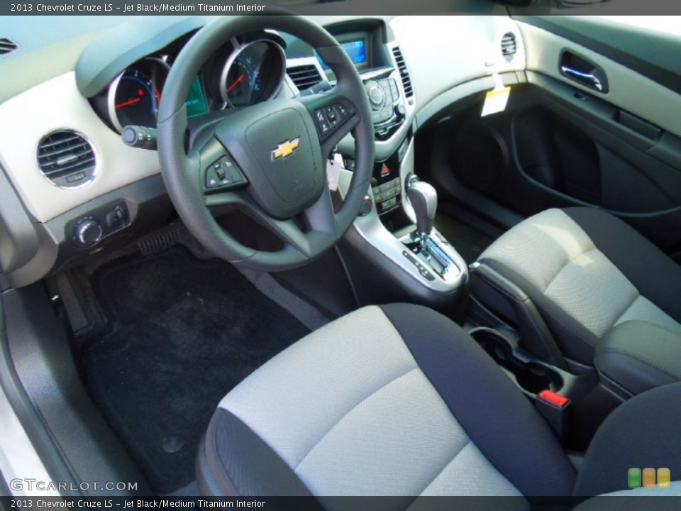 Jet Black/Medium Titanium Interior Prime Interior for the 2013 Chevrolet Cruze LS #71122865