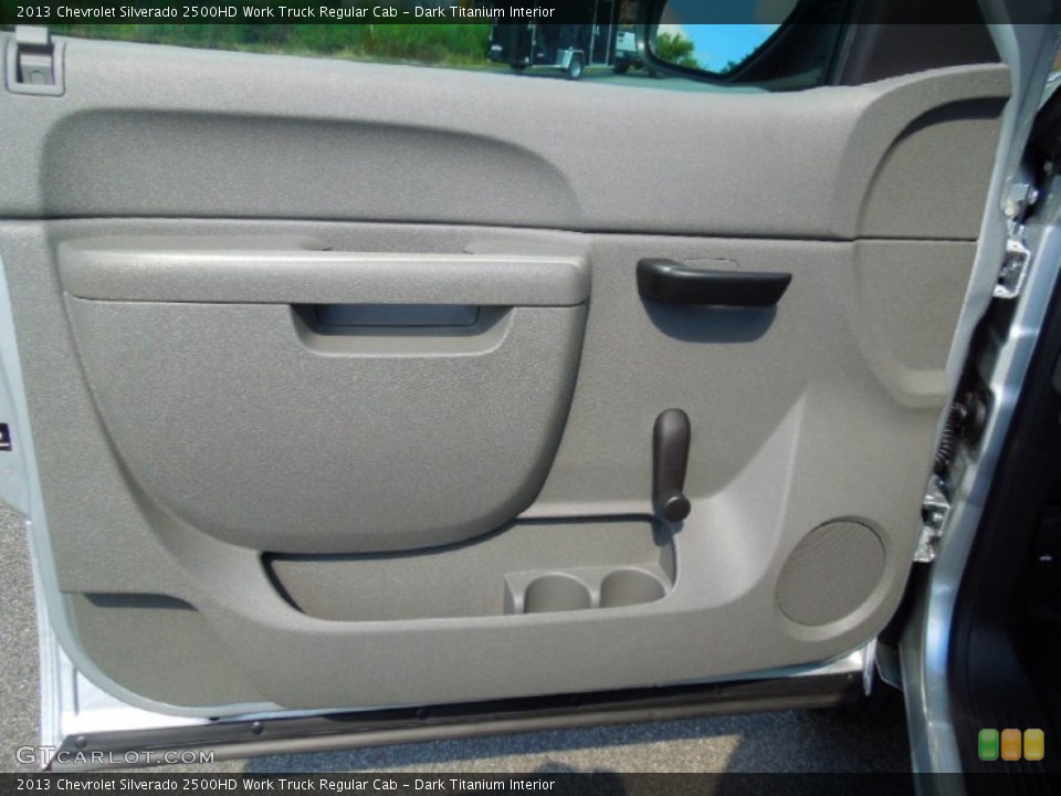 Dark Titanium Interior Door Panel for the 2013 Chevrolet Silverado 2500HD Work Truck Regular Cab #71122967