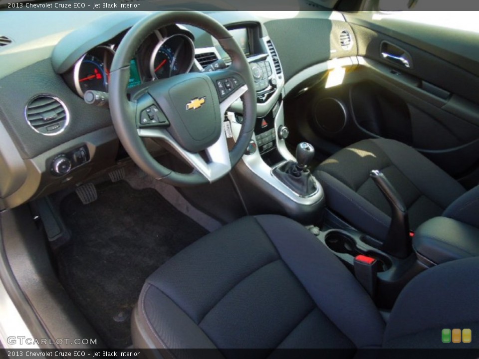 Jet Black Interior Prime Interior for the 2013 Chevrolet Cruze ECO #71123333