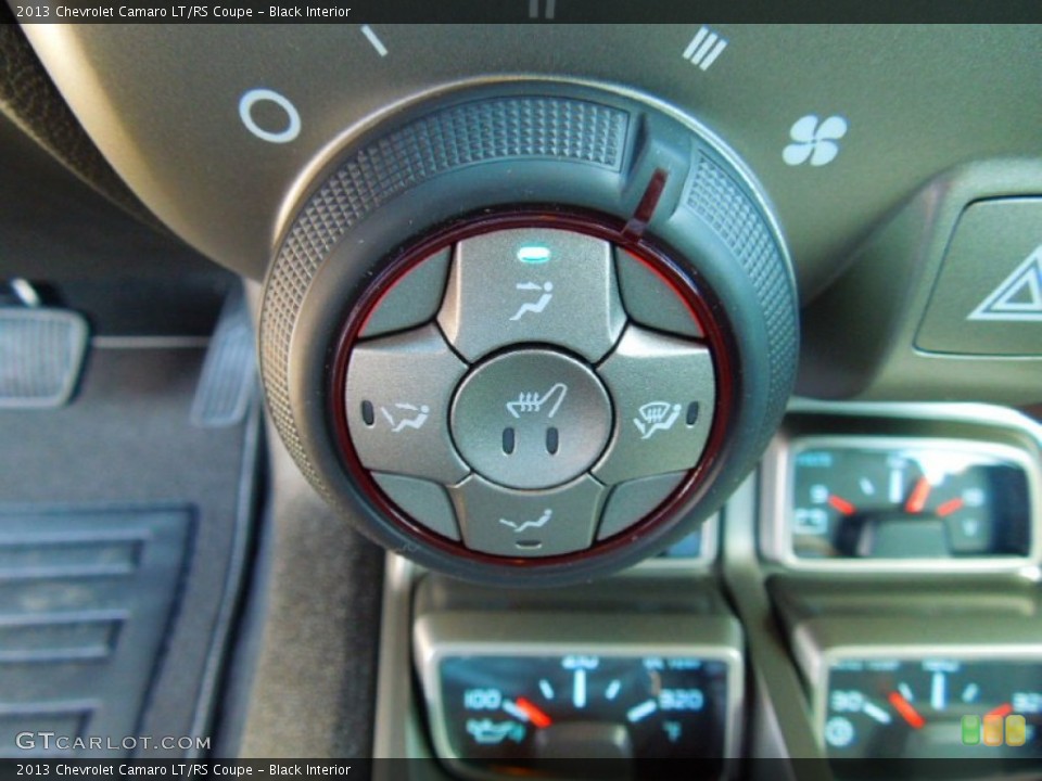 Black Interior Controls for the 2013 Chevrolet Camaro LT/RS Coupe #71123456