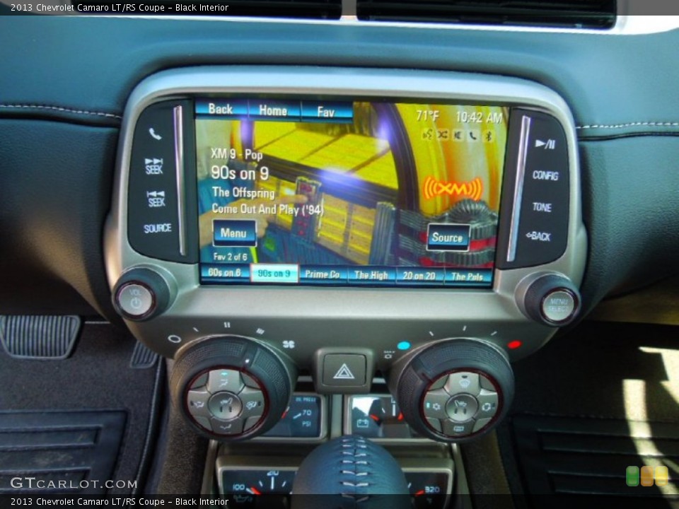 Black Interior Controls for the 2013 Chevrolet Camaro LT/RS Coupe #71123462