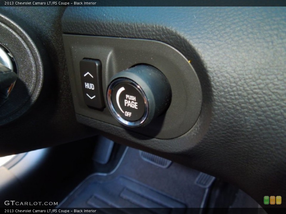 Black Interior Controls for the 2013 Chevrolet Camaro LT/RS Coupe #71123471