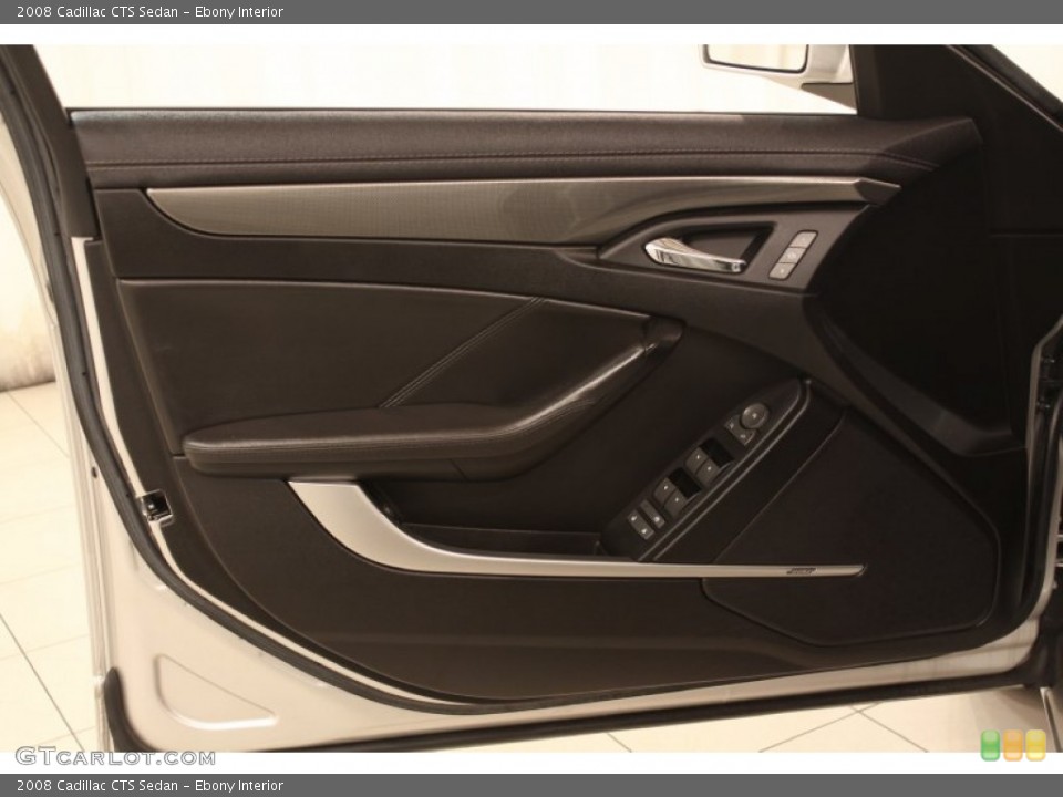 Ebony Interior Door Panel for the 2008 Cadillac CTS Sedan #71123648