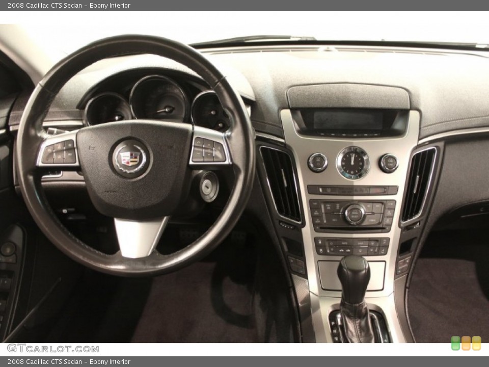 Ebony Interior Dashboard for the 2008 Cadillac CTS Sedan #71123765