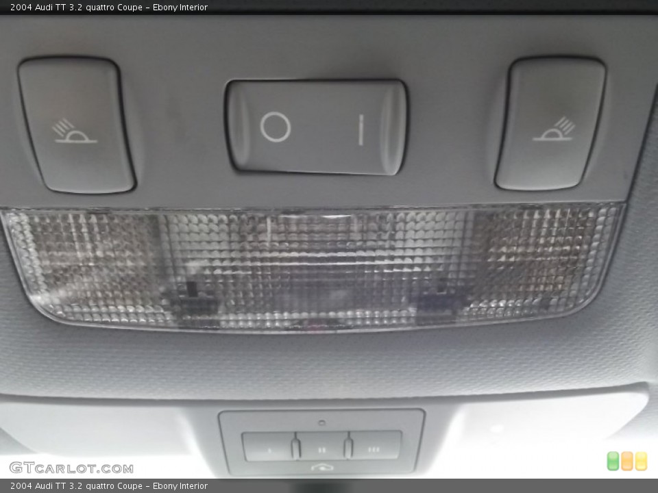 Ebony Interior Controls for the 2004 Audi TT 3.2 quattro Coupe #71123909