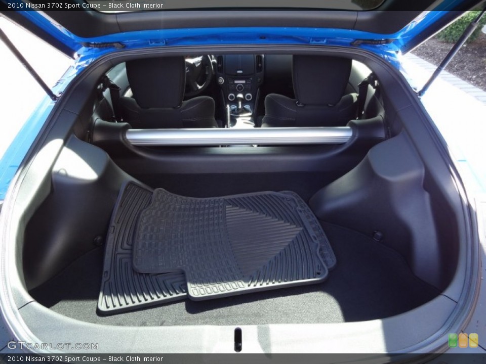 Black Cloth Interior Trunk for the 2010 Nissan 370Z Sport Coupe #71123952