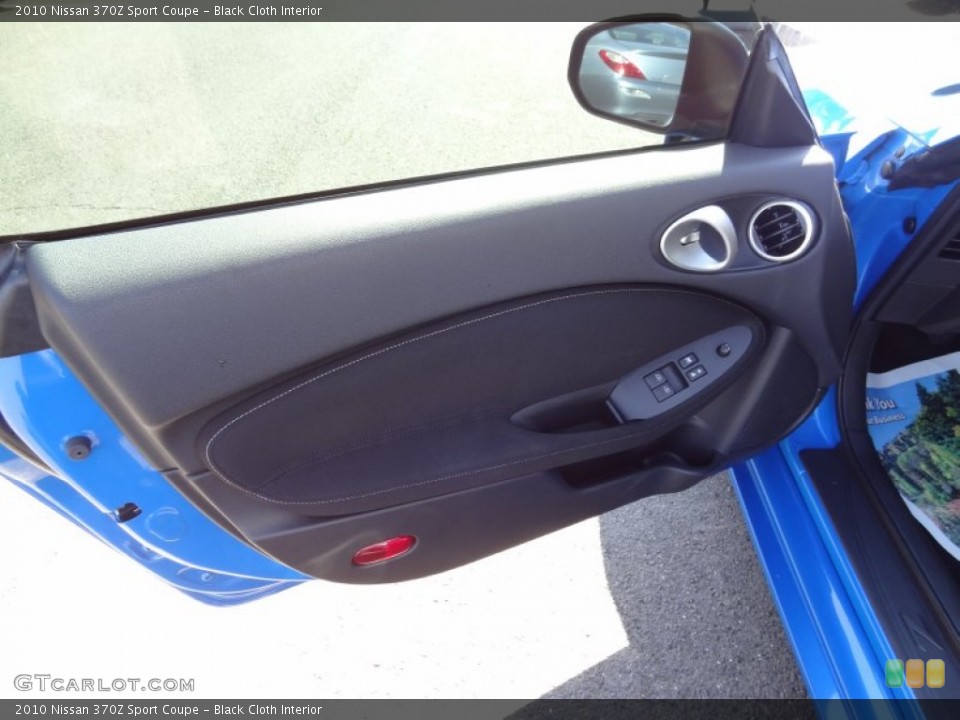 Black Cloth Interior Door Panel for the 2010 Nissan 370Z Sport Coupe #71124020