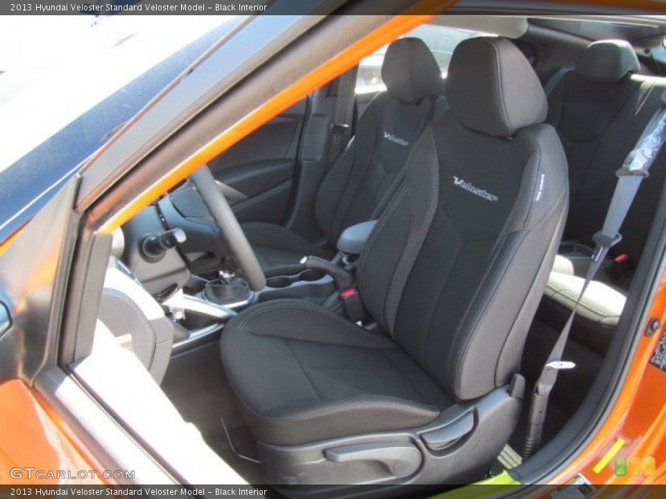Black Interior Front Seat for the 2013 Hyundai Veloster  #71124203
