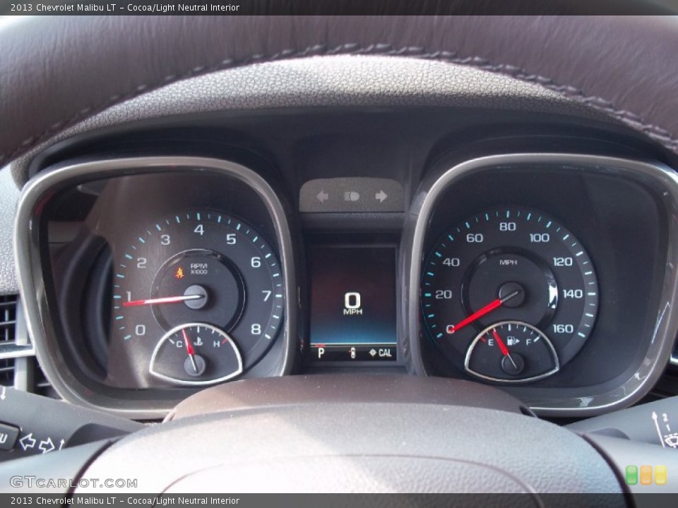 Cocoa/Light Neutral Interior Gauges for the 2013 Chevrolet Malibu LT #71124521