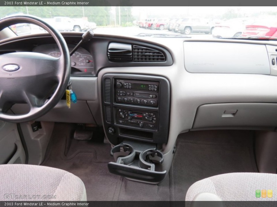 Medium Graphite Interior Dashboard for the 2003 Ford Windstar LE #71126861
