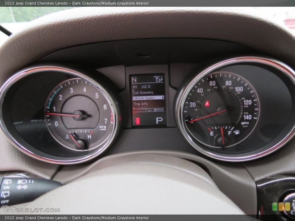 Dark Graystone/Medium Graystone Interior Gauges for the 2013 Jeep Grand Cherokee Laredo #71127383