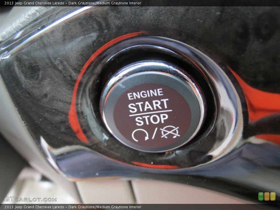 Dark Graystone/Medium Graystone Interior Controls for the 2013 Jeep Grand Cherokee Laredo #71127401