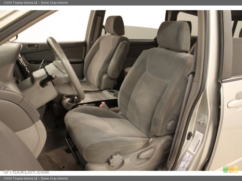 Stone Gray Interior Front Seat for the 2004 Toyota Sienna LE #71127956