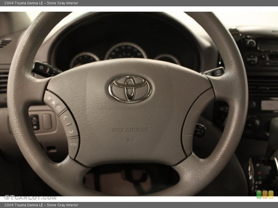 Stone Gray Interior Steering Wheel for the 2004 Toyota Sienna LE #71127962
