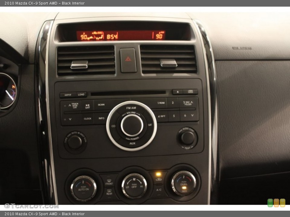Black Interior Controls for the 2010 Mazda CX-9 Sport AWD #71128076