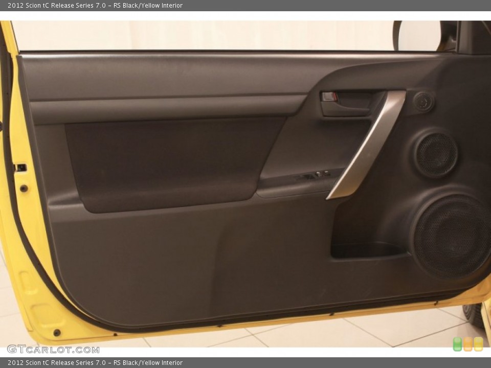 RS Black/Yellow Interior Door Panel for the 2012 Scion tC Release Series 7.0 #71128163