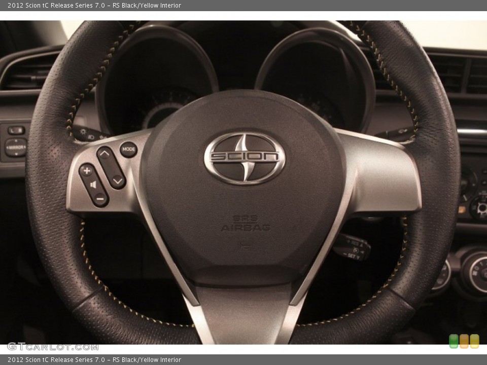 RS Black/Yellow Interior Steering Wheel for the 2012 Scion tC Release Series 7.0 #71128181