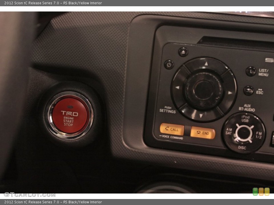 RS Black/Yellow Interior Controls for the 2012 Scion tC Release Series 7.0 #71128192