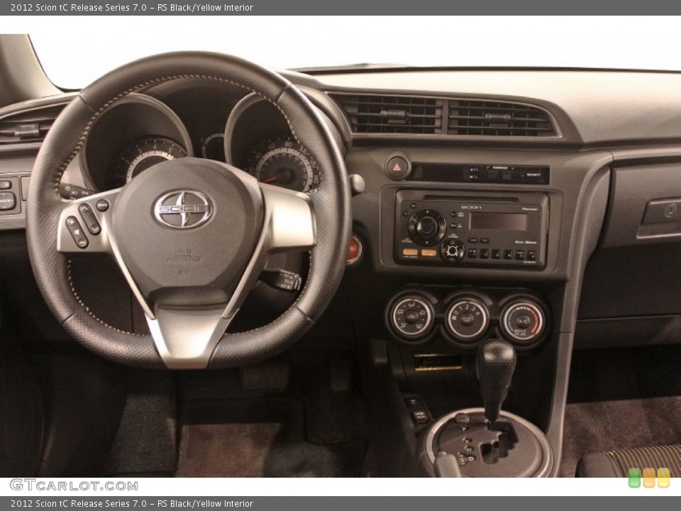 RS Black/Yellow Interior Dashboard for the 2012 Scion tC Release Series 7.0 #71128235