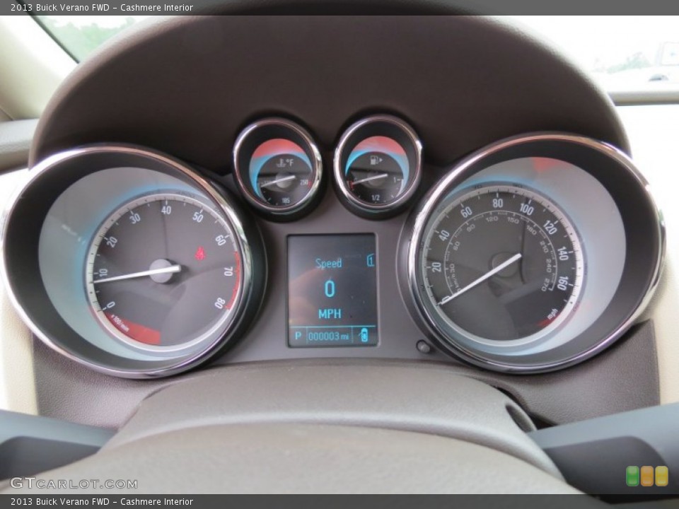 Cashmere Interior Gauges for the 2013 Buick Verano FWD #71128463