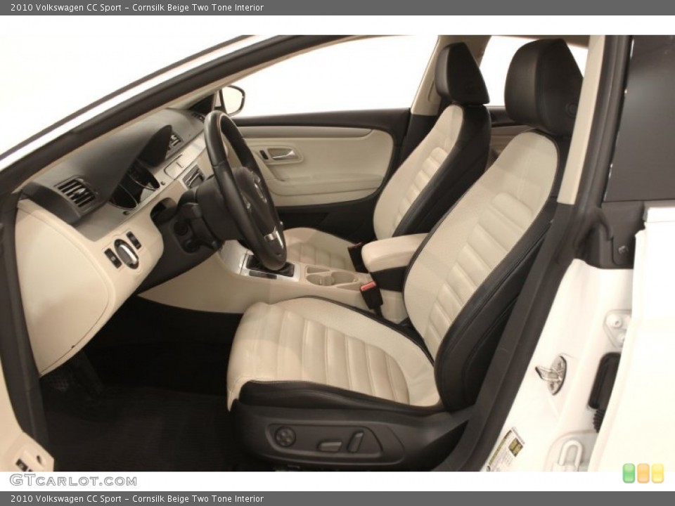 Cornsilk Beige Two Tone Interior Photo for the 2010 Volkswagen CC Sport #71128769