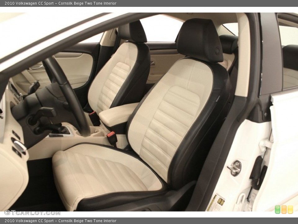 Cornsilk Beige Two Tone Interior Photo for the 2010 Volkswagen CC Sport #71128775