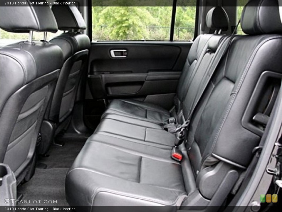 Black Interior Rear Seat for the 2010 Honda Pilot Touring #71128895
