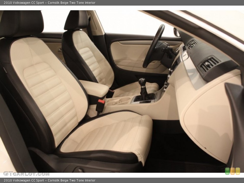 Cornsilk Beige Two Tone Interior Photo for the 2010 Volkswagen CC Sport #71128898