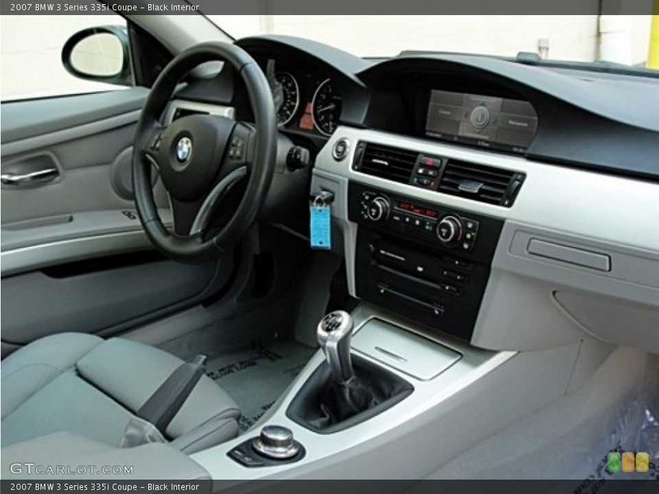 Black Interior Dashboard for the 2007 BMW 3 Series 335i Coupe #71129432